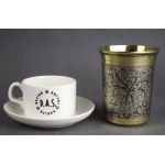 Large mug, Gilt silver, niello, Russia, circa 1830.