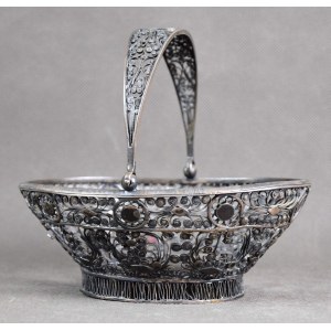 Panier en filigrane, argent, Adam ZAMOYSKI, Cracovie, 1824-1842 ;