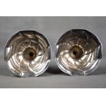 Baroque Candlesticks, Silver, 1796, Netherlands, Mons;
