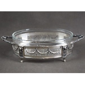 Giardiniera im Stil Louis XVI, Silber, W. GLIXELLI, Krakau, Österreich-Ungarn, kon. 19. Jh.