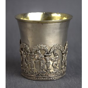 Kubek w stylu Empire, Srebro, Rosja, Moskwa, 1838 r.