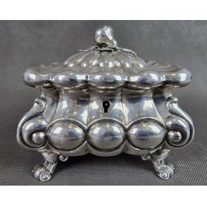 Sugar Bowl, Silver, Austria-Hungary, 1866-1872;