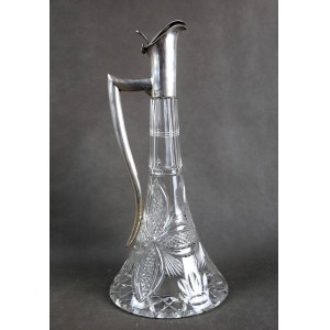 Silver-covered wine jug, 1930s. J.H. Werner, Berlin.