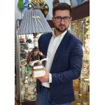 Lampa “Małpa na książkach”, PACYKÓW, lata 30-te.