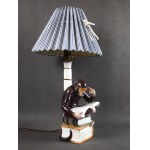 Lampa “Małpa na książkach”, PACYKÓW, lata 30-te.