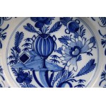 Talerz, Delft, Niderlandy, 1 poł. XVIII w.
