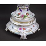 Amfora Scena parkowa, Carl Thieme, Niemcy, XIX w. 71 cm!