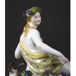 Figura “Alegoria jesieni”, KPM Berlin, 2 poł. XIX w.