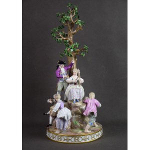 Grupa figuralna Ogrodnicy, MIŚNIA, 2 poł. XIX w. Michel Victor ACIER;