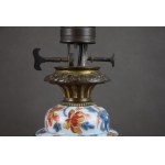 Öl-/Elektrolampe, Imari, Japan, 18. Jahrhundert, vergoldete Bronze, Frankreich, Mitte 19.