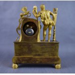Heracles mantel clock, gilt bronze, France, circa 1830;