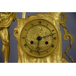 Heracles mantel clock, gilt bronze, France, circa 1830;