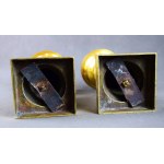 Empire style candlesticks, gilt bronze, France, circa 1820.