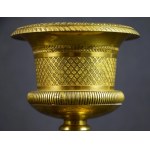 Empire style candlesticks, gilt bronze, France, circa 1820.