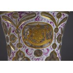 Puchar z herbem w stylu biedermeier, ok. 1850 r. Czechy