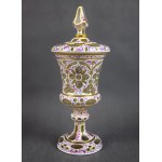 Puchar z herbem w stylu biedermeier, ok. 1850 r. Czechy