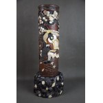 Para dużych pojemników na pędzle, Japonia, Meiji, kon. XIX w. 56 cm!