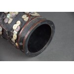Para dużych pojemników na pędzle, Japonia, Meiji, kon. XIX w. 56 cm!