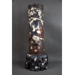 Para dużych pojemników na pędzle, Japonia, Meiji, kon. XIX w. 56 cm!