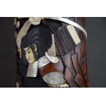 Para dużych pojemników na pędzle, Japonia, Meiji, kon. XIX w. 56 cm!