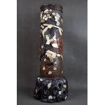 Para dużych pojemników na pędzle, Japonia, Meiji, kon. XIX w. 56 cm!