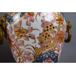 Para amfor, Imari, Japonia, ok. 1700 r., Edo, okucie z brązu złoconego XIX w.