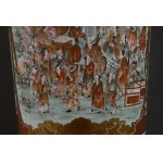 Grand vase Imperial Court, Kutani, Japon, Meiji, hauteur 56 cm !
