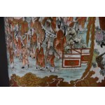 Grand vase Imperial Court, Kutani, Japon, Meiji, hauteur 56 cm !