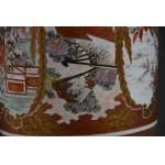 Grand vase Imperial Court, Kutani, Japon, Meiji, hauteur 56 cm !