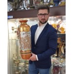 Grand vase Imperial Court, Kutani, Japon, Meiji, hauteur 56 cm !