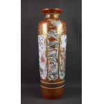 Grand vase Imperial Court, Kutani, Japon, Meiji, hauteur 56 cm !