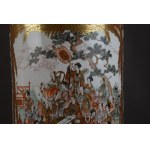 Grand vase Imperial Court, Kutani, Japon, Meiji, hauteur 56 cm !