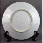 Duży talerz Sto motyli, Chiny, dynastia Qing, kon. XIX w. 39,5 cm!