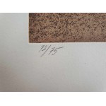 Jan Lebenstein (1930-1999), Bez názvu (žena, sfinga a obelisk), 1985