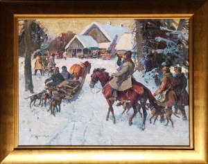 Juliusz Słabiak (1917-1973), Powrót z polowania