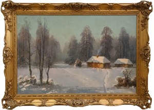 Wiktor Korecki (1890-1980), Pejzaż zimowy