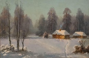 Wiktor Korecki (1890-1980), Pejzaż zimowy