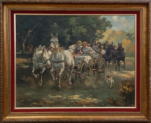 Alfred Wierusz-Kowalski (według), Wesoła przejażdżka