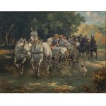 Alfred Wierusz-Kowalski (według), Wesoła przejażdżka