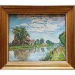 André-Léon Vivrel (1886-1976), Most na kanale Briare, 1952