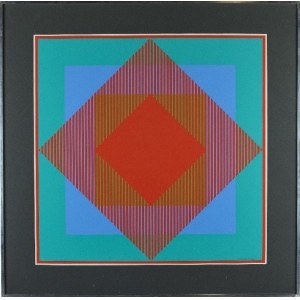 Richard Anuszkiewicz (1930-2020), Composizione astratta