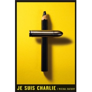 Michał Batory, Je suis Charlie, 2015 (podpisany)