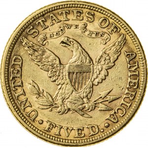 5 dolarów, 1881, (Filadelfia)