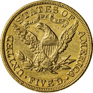 5 dolarów, 1885, (Filadelfia)