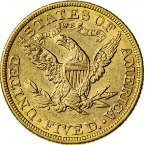 5 dolarów, 1886, (Filadelfia)