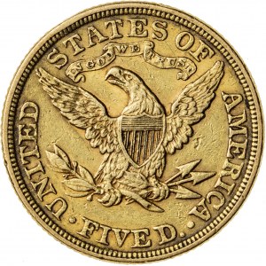 5 dolarów, 1895, (Filadelfia)