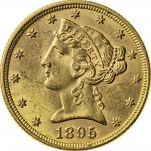 5 dolarów, 1895, (Filadelfia)