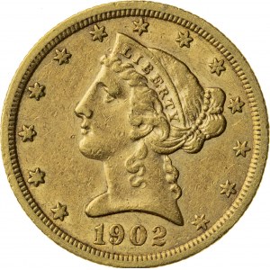 5 dolarów, 1902, S (San Francisco)