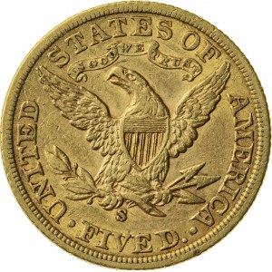 5 dolarów, 1902, S (San Francisco)