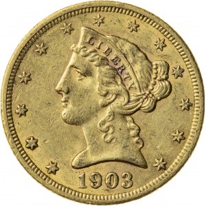 5 dolarów, 1903, S (San Francisco)
